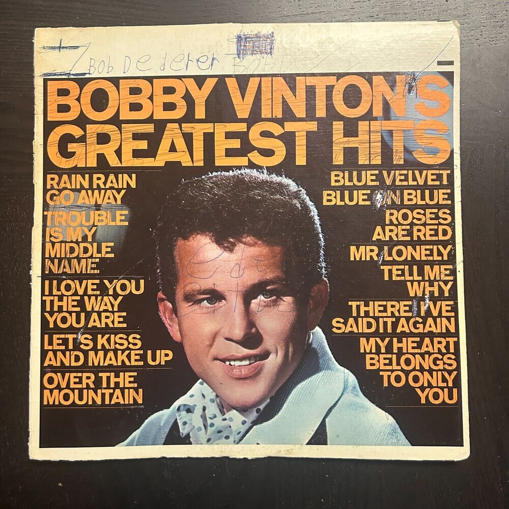 Bobby Vinton’s Greatest Hits Vinyl Record